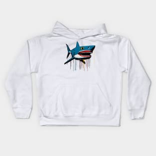 Shark painting Kids Hoodie